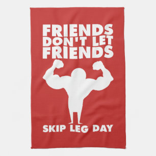 Bodybuilding - Don't Skip Leg Day - Squat Towel