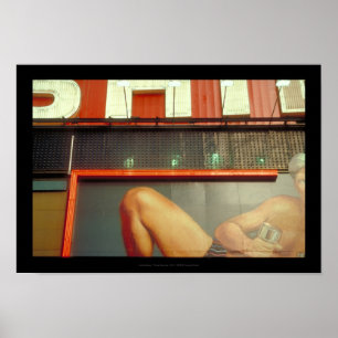 Bodybuilding Fitness Advertising Time Square NYC 2 Poster
