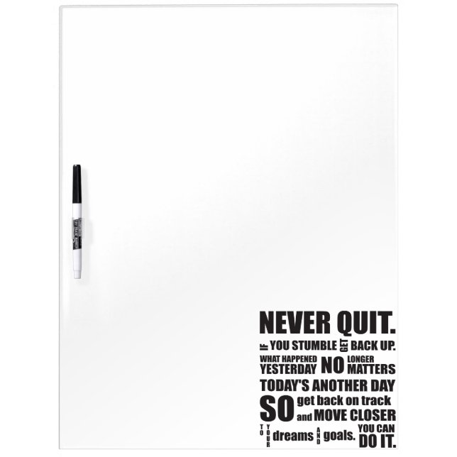 Bodybuilding Fitness Gym Dry-Erase Board (Front)