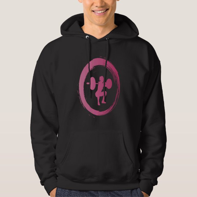 bodybuilding fitness gym Weightlifting  1 Hoodie (Front)