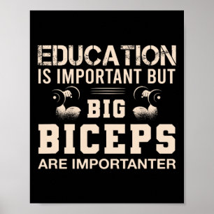 Bodybuilding Fitness Vintage Gym Athletic Workout Poster