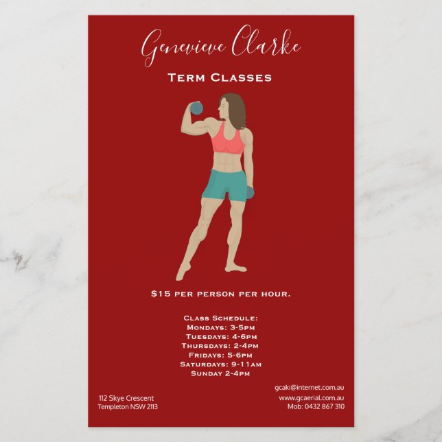 Bodybuilding Flyer (Front)