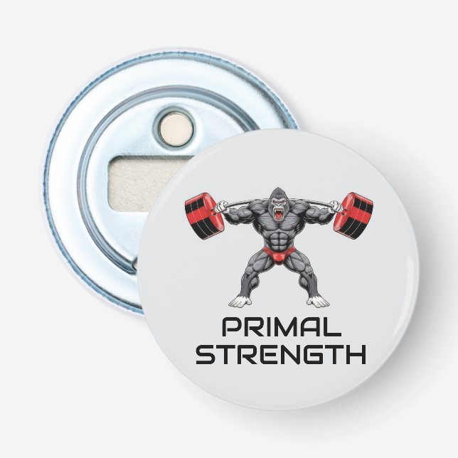 Bodybuilding Gorilla Bottle Opener (Front)