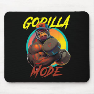 Bodybuilding Gorilla Mode Workout Mouse Pad