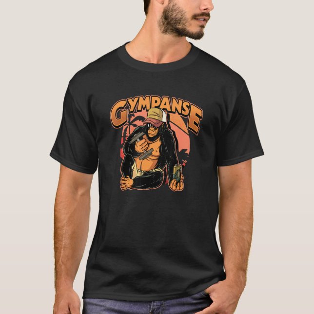 Bodybuilding Gym Gympanse Fitness T-Shirt (Front)