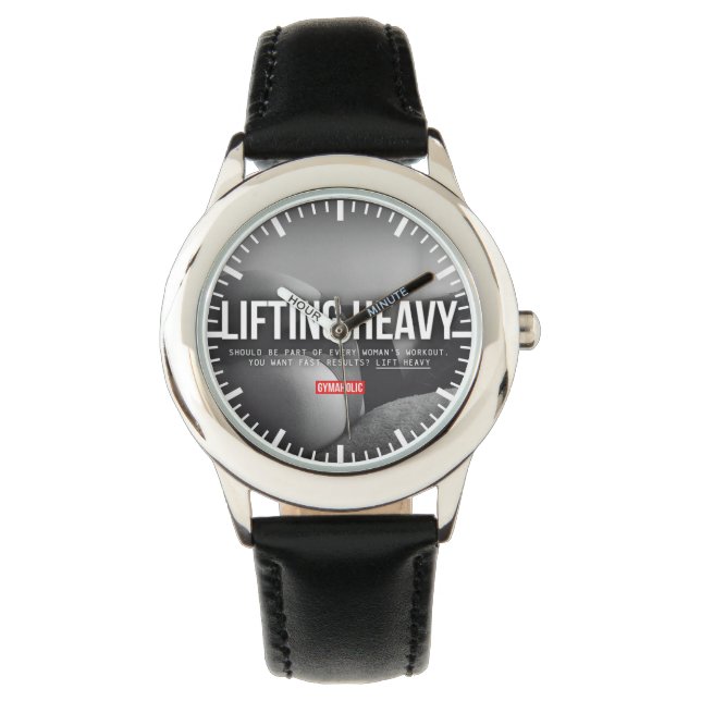 Bodybuilding Gym Motivation Watch (Front)