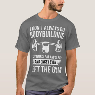 Bodybuilding Gym Outfit with Barbell for Bodybuild T-Shirt