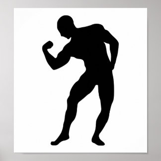 Bodybuilding gym poster