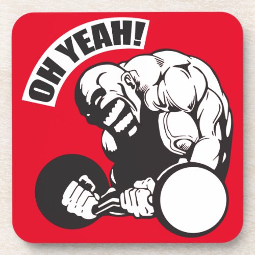 Bodybuilding Gym Workout _ Bicep Curl _ OH YEAH Coaster