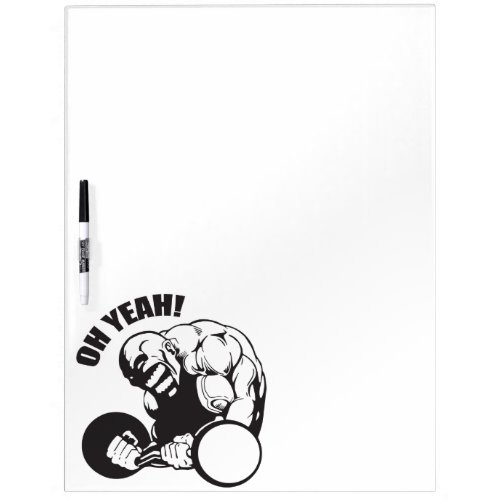 Bodybuilding Gym Workout _ Bicep Curl _ OH YEAH Dry Erase Board