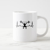 Gym Workout Weights Squat Men Women Espresso Cup | Zazzle