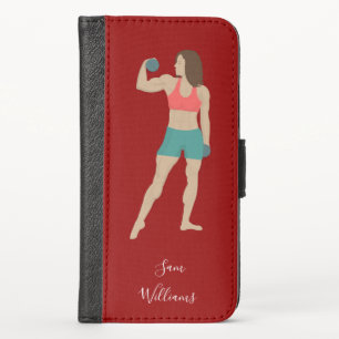 Bodybuilding iPhone XS Wallet Case