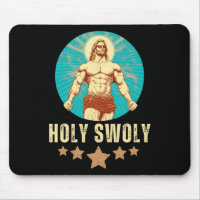 Bodybuilding Jesus Fitness Holy Swoly Funny Gym