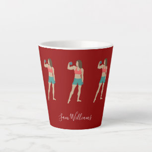 Bodybuilding Latte Mug