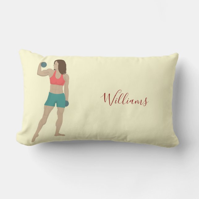 Bodybuilding Lumbar Pillow (Front)