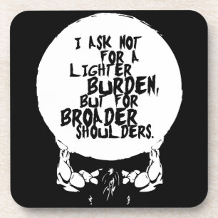Bodybuilding Motivation - Broader Shoulders Beverage Coaster
