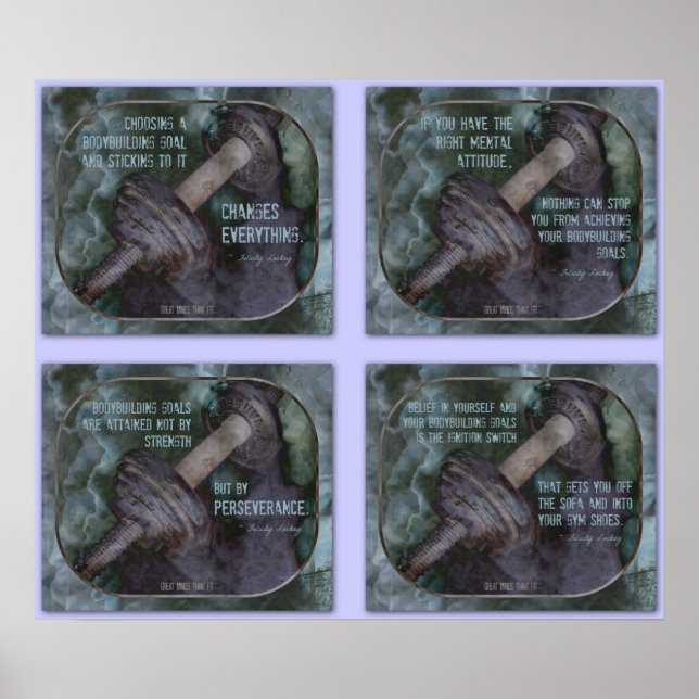 Bodybuilding Poster Collage 2 (Front)