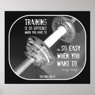 Bodybuilding Poster with Quote 010