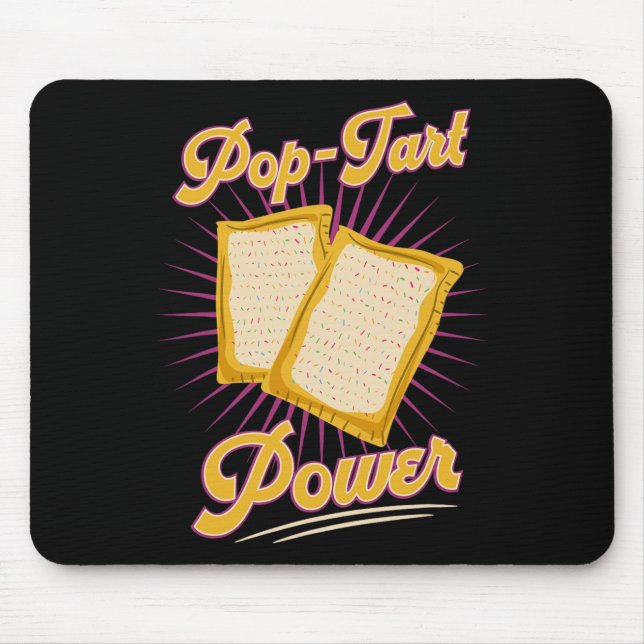 Bodybuilding Pre-workout Pop Tart Power Gym Exerci Mouse Pad (Front)