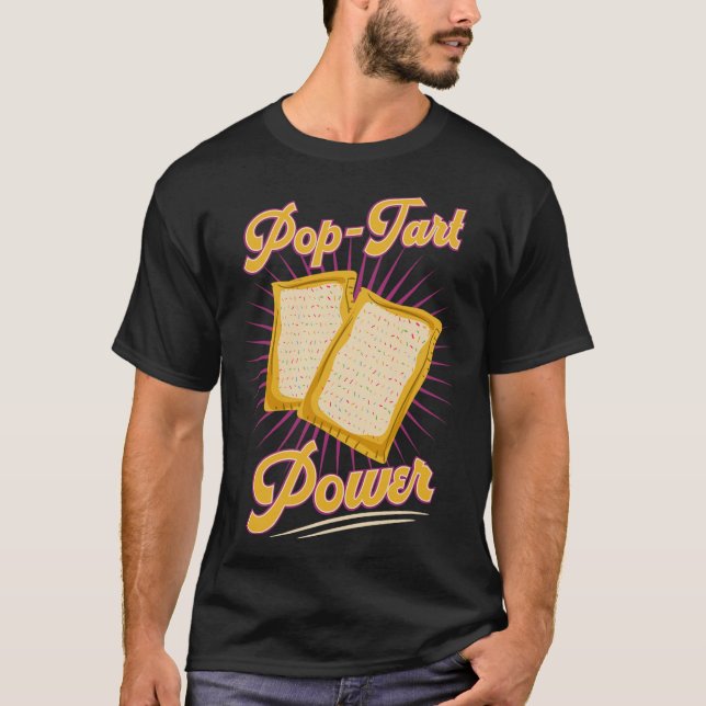 Bodybuilding Pre-workout Pop Tart Power Gym Exerci T-Shirt (Front)