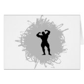Bodybuilding Scribble Style (Front Horizontal)