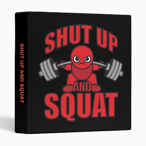 Bodybuilding _ Shut Up And Squat _ Kawaii Leg Day Binder