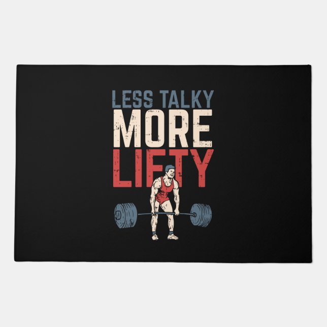 Bodybuilding Sport Fitness gift Doormat (Front)