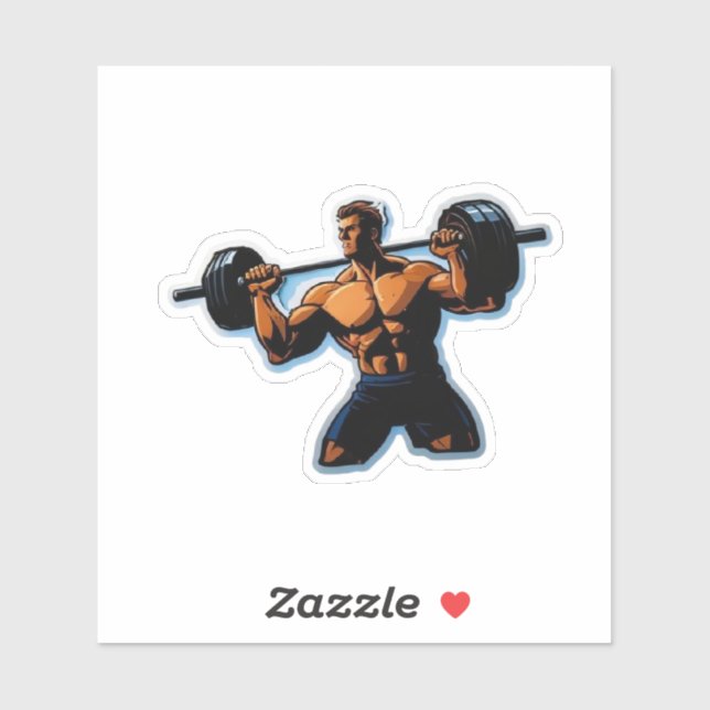Bodybuilding Stickers for Gym Lovers (Sheet)