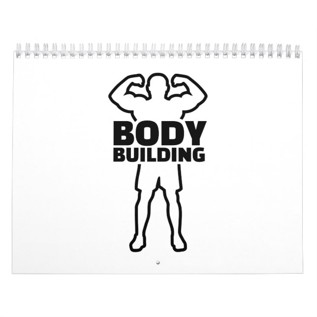 Bodybuilding training calendar (Cover)