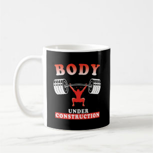 Bodybuilding training motivational workout quote coffee mug