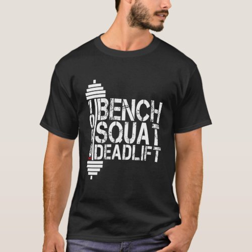 Bodybuilding Weightlifting Bench Squat Deadlift 10 T_Shirt