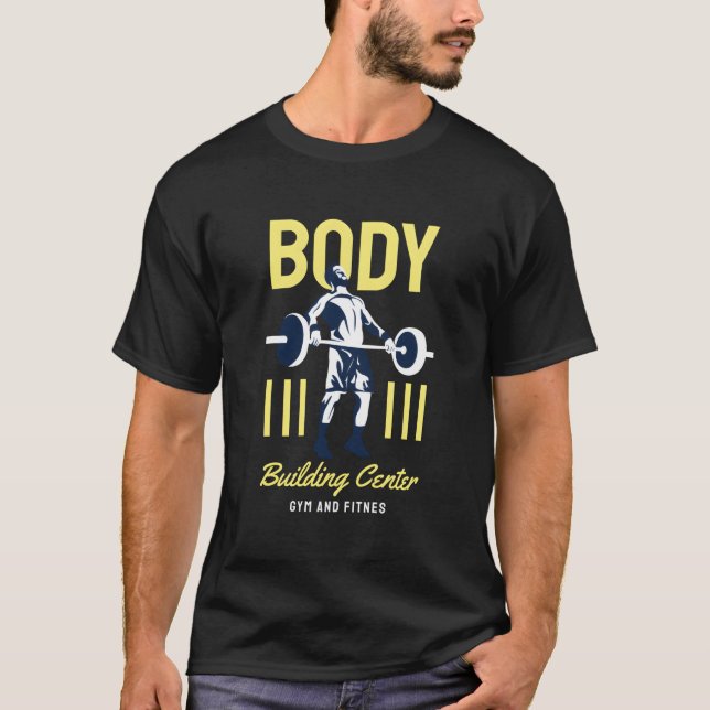 Bodybuilding Weightlifting Workout Bodybuilding T-Shirt (Front)