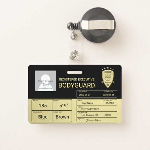 Bodyguard Badge