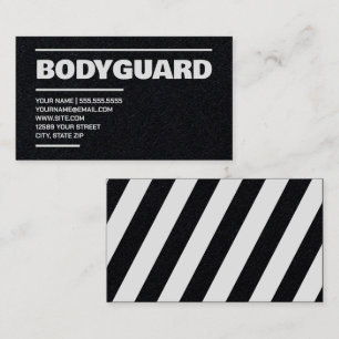 Bodyguard Business Card