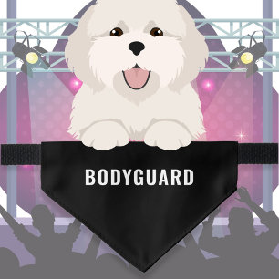 BODYGUARD Dog Bandana - Halloween Pet Costume Collar