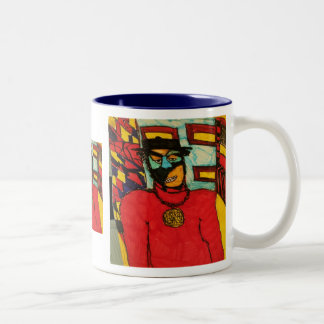 bodyguard ink Two-Tone coffee mug