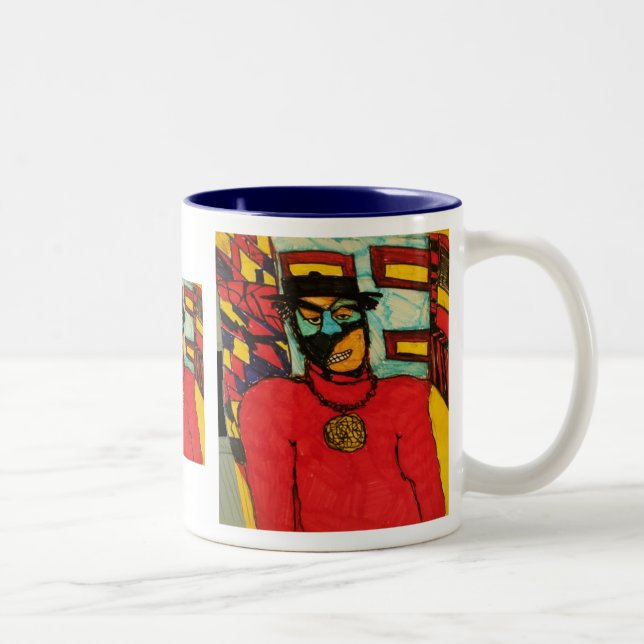 bodyguard ink Two-Tone coffee mug (Right)