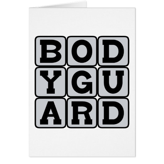 Bodyguard, Personal Protector Cards (Front)