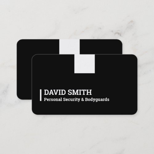 Bodyguard Personal Security Business Card