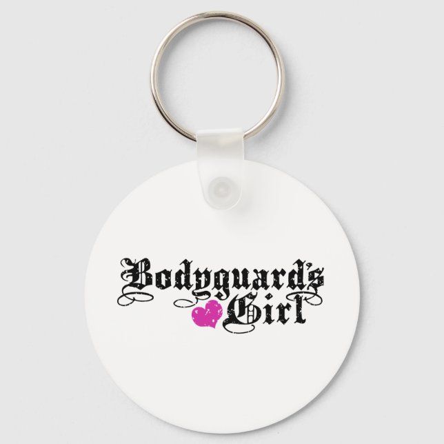 Bodyguard's Girl Keychain (Front)