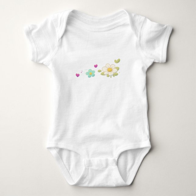 Bodysuit Cute Flower (Front)