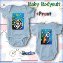 Bodysuit for Baby - Rocket to Mars