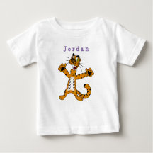 bodysuit funny , cat tiger . baby bodysuit