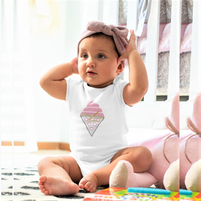 Bodysuit - Irresistible Ice Cream by Adiela Akoo (Irresistible Ice Cream Beautiful Baby Bodysuit by Poet Adiela Akoo. Love it? GET it! Shop now )