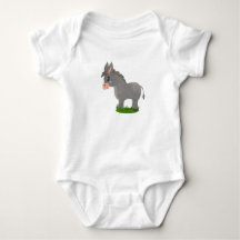 Bodysuit - Printed with a charming donkey design