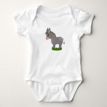 Bodysuit - Printed With A Charming Donkey Design by alise_art at Zazzle
