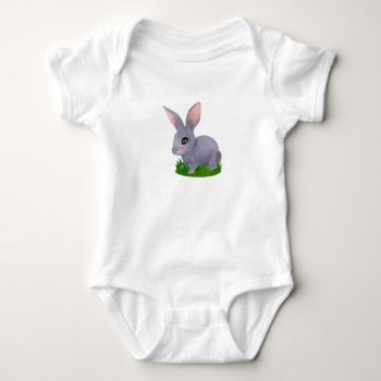 Bodysuit - Printed With A Charming Rabbit Design by alise_art at Zazzle