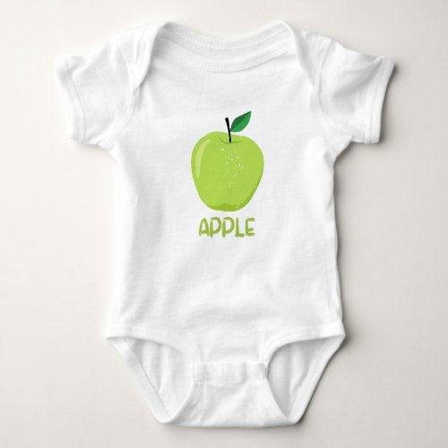 Bodysuit with Apple for kids 