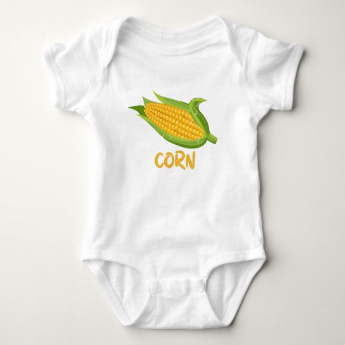 Bodysuit with corn for kids 