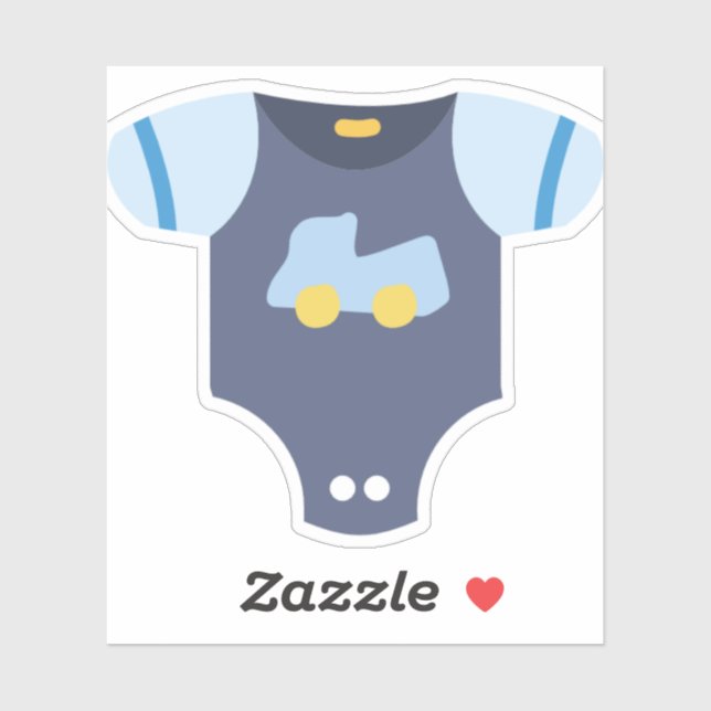 bodysuit with truck sticker (Sheet)